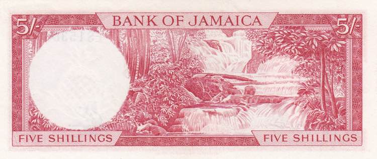 Jamaica, 5 Shillings, 1960, AUNC, ... 