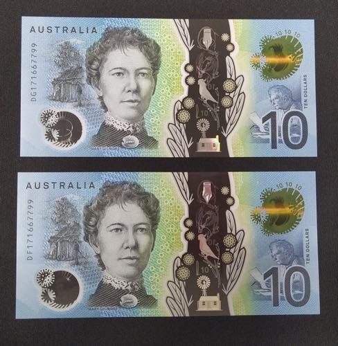 Australia, 10 Dollars, 2017, UNC, ... 