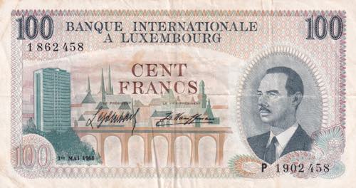 Luxembourg, 10 Francs, 1968, ... 