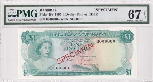 Bahamas, 1 Dollar, 1965, UNC, ... 