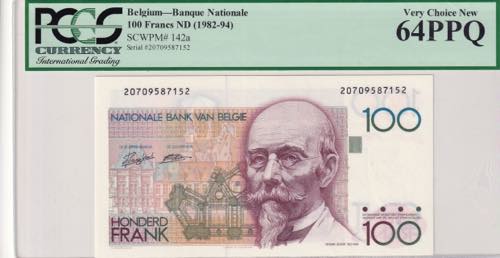 Belgium, 100 Francs, 1982/1994, ... 