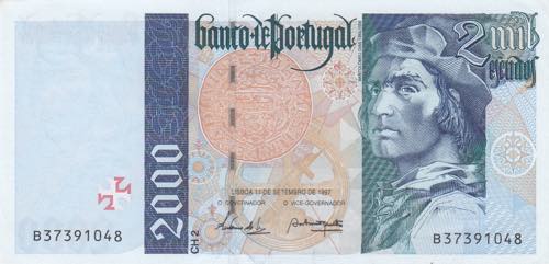 Portugal, 2.000 Escudos, 1997, ... 