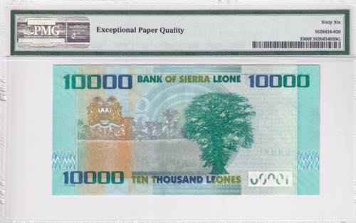 Sierra Leone, 10.000 Leones, 2010, ... 