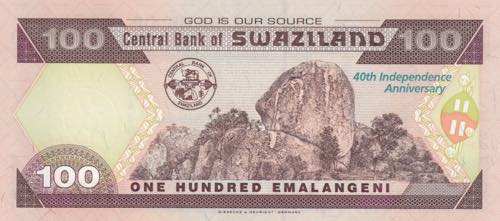 Swaziland, 100 Emalangeni, 2008, ... 