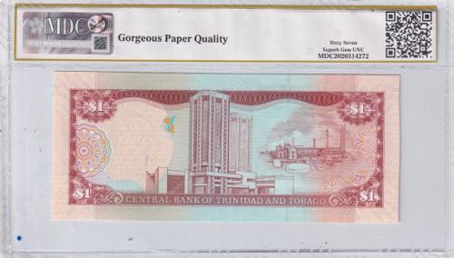 Trinidad & Tobago, 1 Dollar, 2006, ... 
