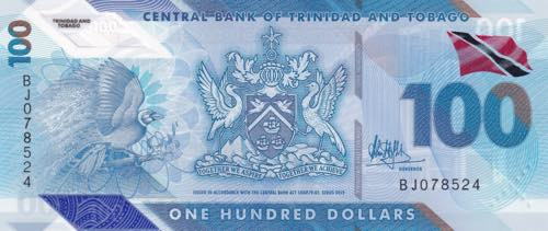 Trinidad & Tobago, 100 Dollars, ... 
