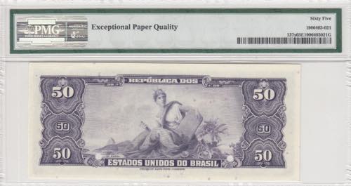 Brazil, 50 Cruzeiros, 1943, UNC, ... 