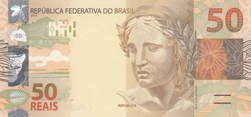 Brazil, 50 Reais, 2010, UNC, p256h