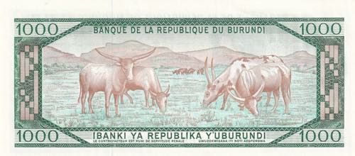 Burundi, 1.000 Francs, 1991, UNC, ... 