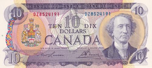 Canada, 10 Dollars, 1971, AUNC(+), ... 
