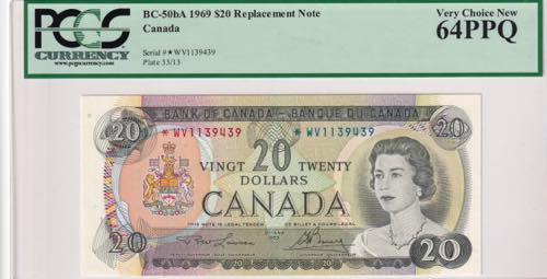 Canada, 20 Dollars, 1969, UNC, ... 