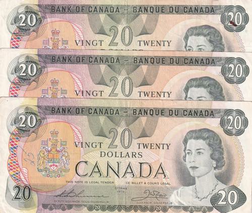 Canada, 20 Dollars, 1979, VF(+), ... 