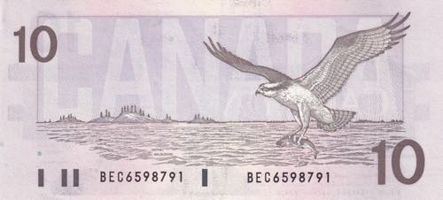 Canada, 10 Dollars, 1989, UNC, ... 