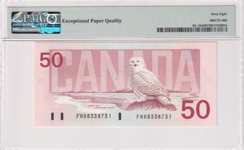Canada, 50 Dollars, 1988, UNC, p98a