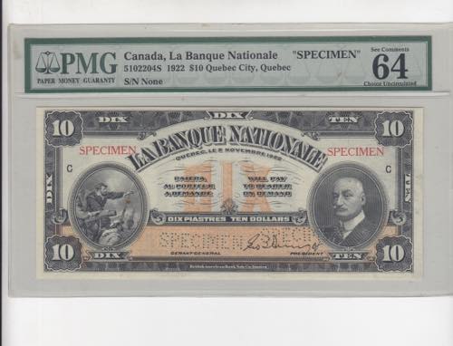 Canada, 10 Dollars, 1922, UNC, ... 