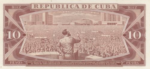 Cuba, 10 Pesos, 1964, UNC, p96bs, ... 