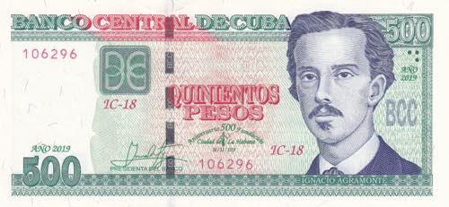 Cuba, 500 Pesos, 2019, UNC, pNew
