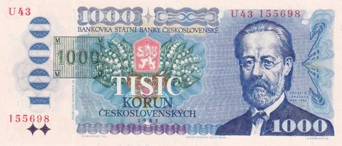 Czech Republic, 1.000 Korun, 1993, ... 