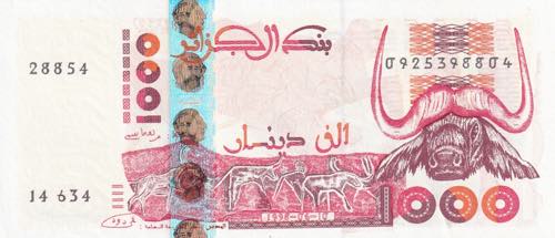 Algeria, 1.000 Dinars, 1998, UNC, ... 