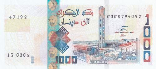 Algeria, 1.000 Dinars, 2018, UNC, ... 