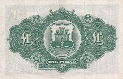 Gibraltar, 1 Pound, 1954, VF(+), ... 