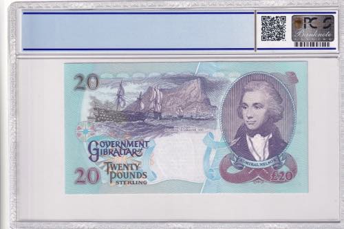 Gibraltar, 20 Dollars, 1995, UNC, ... 