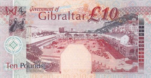 Gibraltar, 10 Pounds, 2002, UNC, ... 