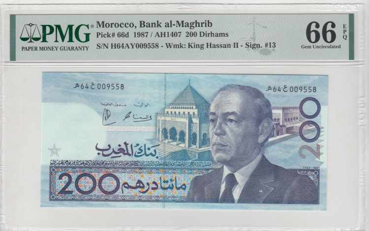 PMG 66 EPQ, Bank al-Magrib