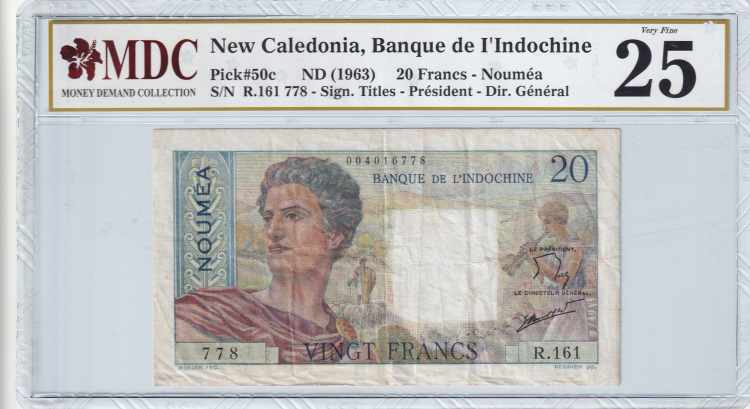 MDC 25, Banque De L `Indochine