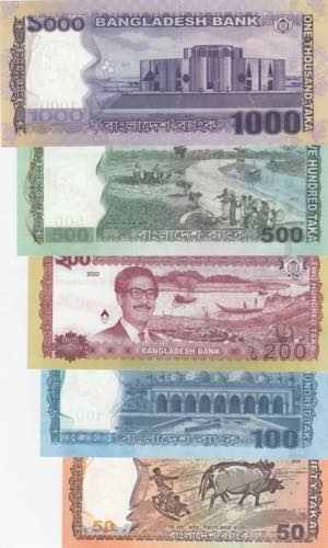 (Total 5 banknotes)