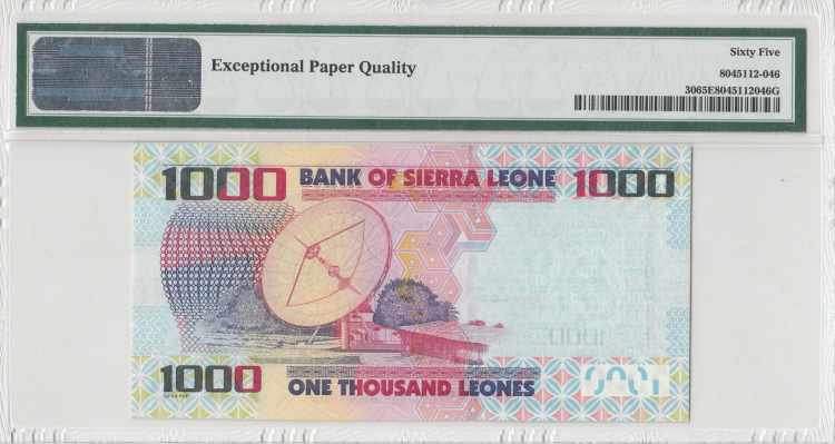 PMG 65 EPQ, Bank of Sierra Leone