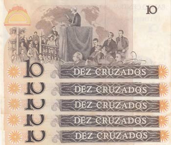 Brasil, 10 Cruzados, 1987, UNC, ... 