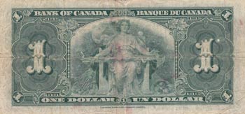Canada, 1 Dollar, 1937, POOR, p58e