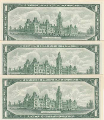 Canada, 1 Dollar, 1967, UNC, p74b, ... 