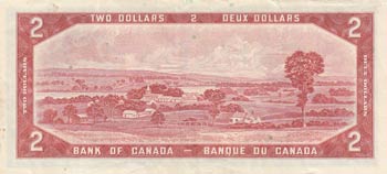 Canada, 2 Dollars, 1954, VF, p76d, ... 