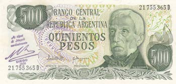 Argentina, 500 Pesos, 1974, UNC, ... 