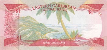 East Caribbean, 1 Dollar, 1988, ... 
