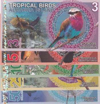 Tropical Birds lot, 3 Dollars, 5 ... 