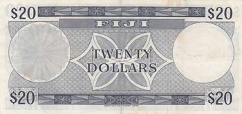 Fiji, 20 Dollars, 1974, XF, p74b
