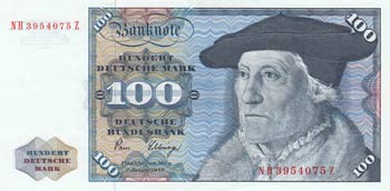 Germany, 100 Mark, 1980, UNC, p34c