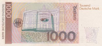 Germany, 1000 Mark, 1991, AUNC, ... 