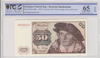 Germany, 50 Mark, 1980, UNC, p33d