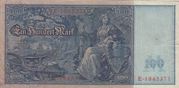 Germany, 100 Mark, 1910, XF (-), ... 