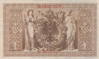Germany, 1000 Mark, 1910, UNC, ... 