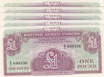 British Armed Forces, 1 Pound, ... 