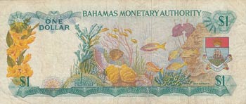 Bahamas, 1 Dollar, 1968, VF (-), ... 