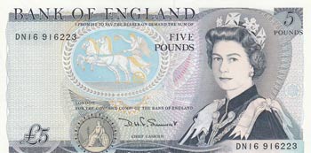 Great Britain, 5 Pounds, 1986, ... 