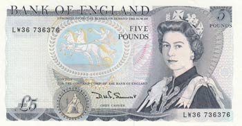 Great Britain, 5 Pound, 1980, UNC, ... 