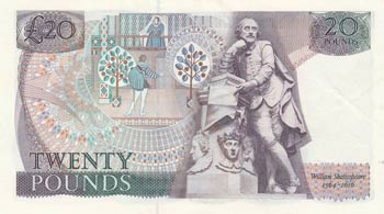 Great Britain, 20 Dollars, 1988, ... 