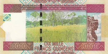 Guinea, 10.000 Francs, 2012, UNC, ... 
